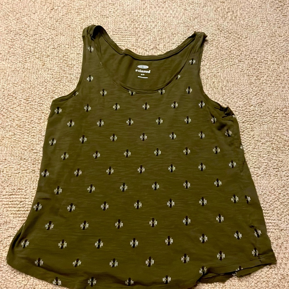 Green Small Tank top
